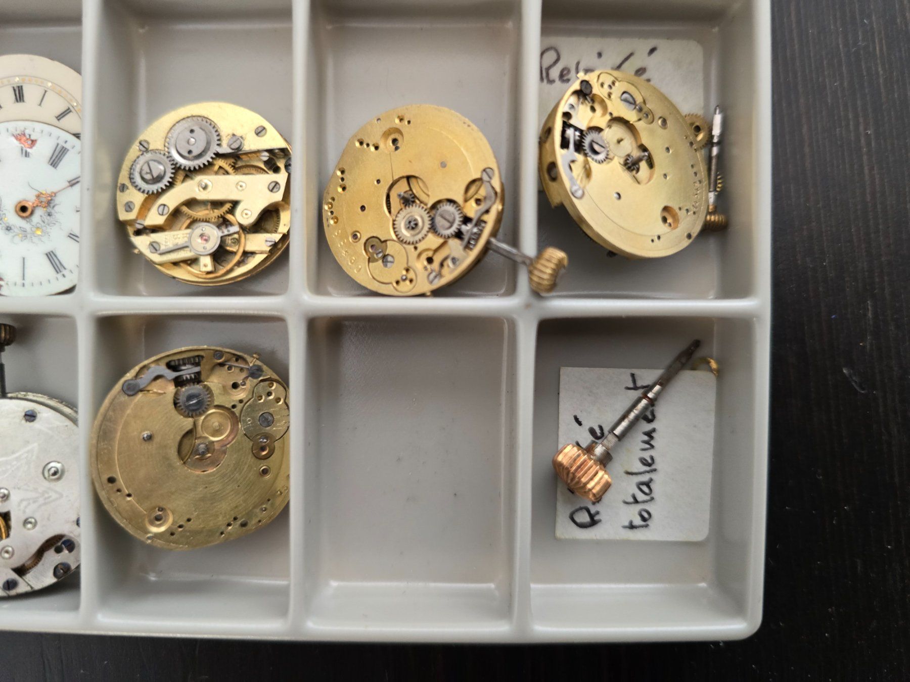 Montres: 5 mouvements à cylindres – Défectueux à Tramelan par Nirdan 2