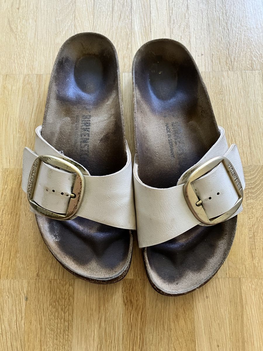 Damenschuhe: Birkenstock Madrid Big Buckle – Gebraucht aus Köniz von TinaGs