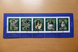 CH - Sonderbriefmarken - Bogen Weihnachten 2001