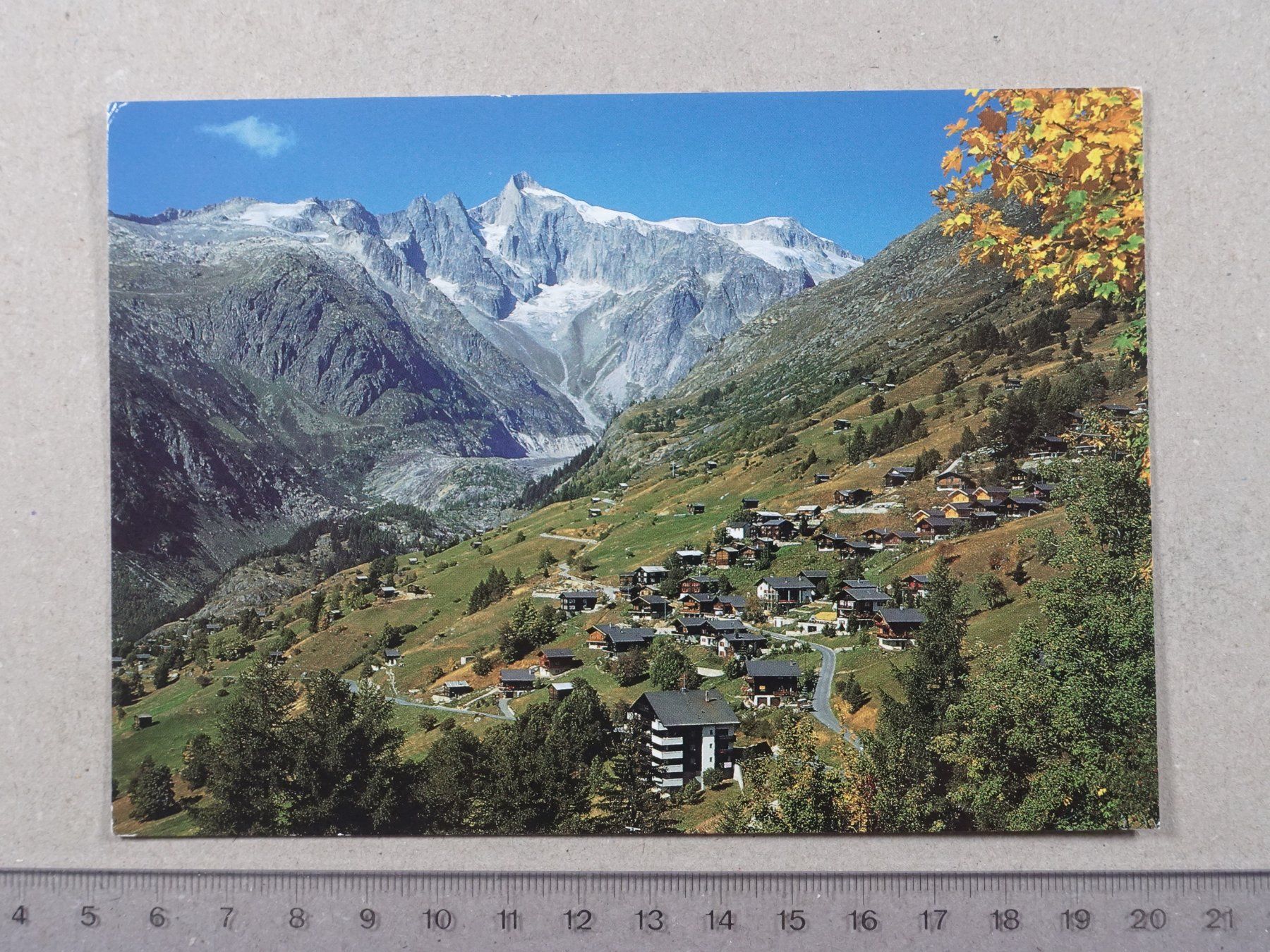 Cartoline postali: Ried bei Bellwald, 1994 – Usato da Lenzburg venduto da fh1