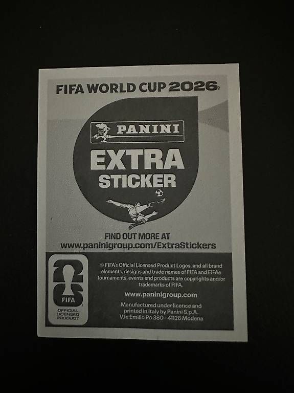 Carte collezionabili: Hakimi Panini Extra Sticker World Cup 2026 – Usato da bösingen venduto da tonynosferato 1