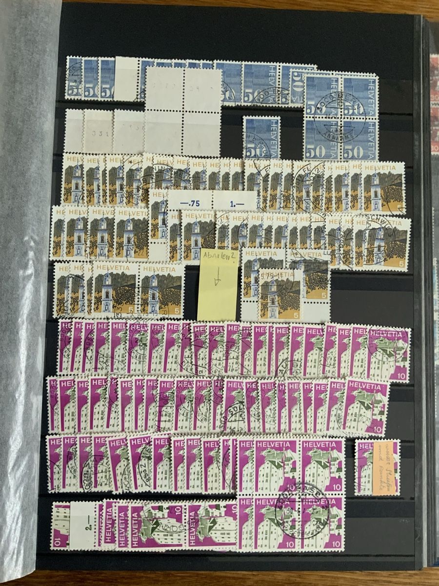 Alle Briefmarken: Briefmarken Schweiz – Gebraucht aus Binningen von chr_cr5n 8