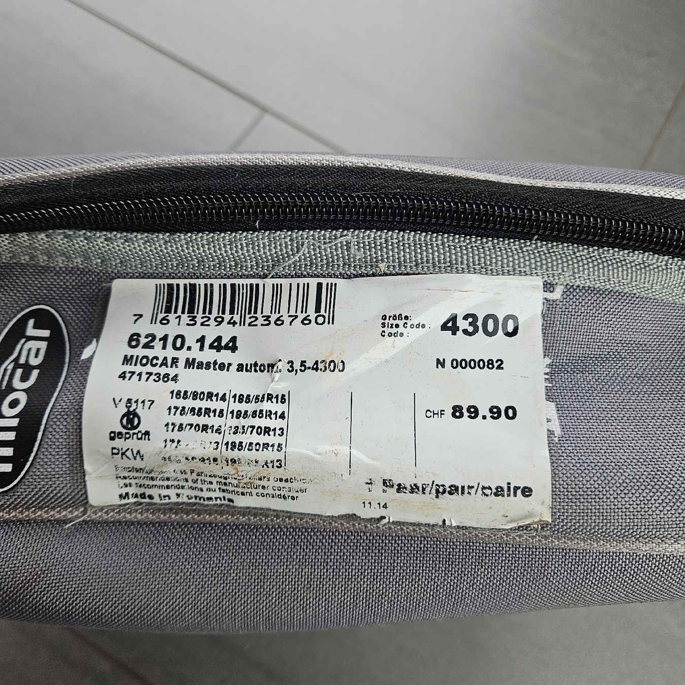 Chaînes à neige: MIOCAR Master automatic Schneeketten 3,5-4300 – Neuf (Voir description) à Rueun par bigi17 1