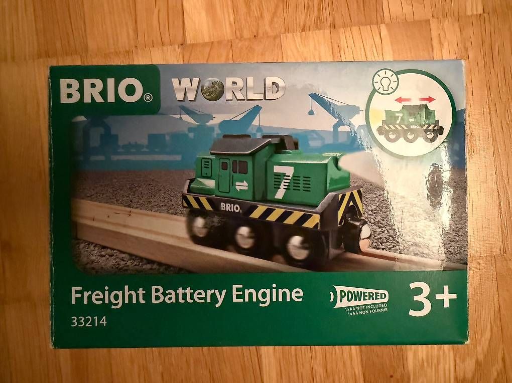Brio Giocattoli: BRIO Freight Battery Engine 33214 – Nuovo e nell'imballaggio originale da St. Gallen venduto da Bhallo01