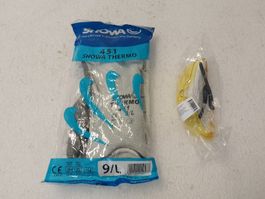 SHOWA THERMO 451 Handschuhe L Schutzbrille AIGA NEU