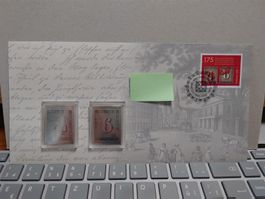 Jubiläumsumschlag 175 Jahre Briefmarken