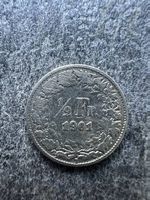 1/2 Frankenmünze 1901 aus 835er Silber
