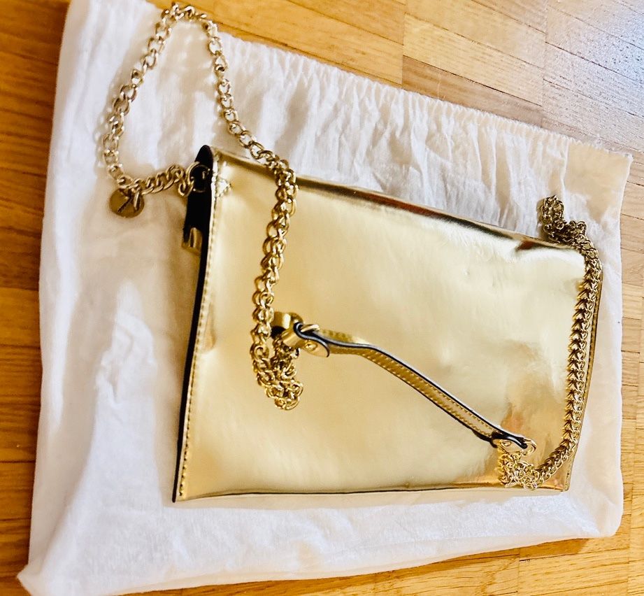 Guess Borse da donna: NEU Goldene GUESS Abendtasche im Envelope-Stil – Nuovo (secondo la descrizione) da Zurich venduto da MX1000 2