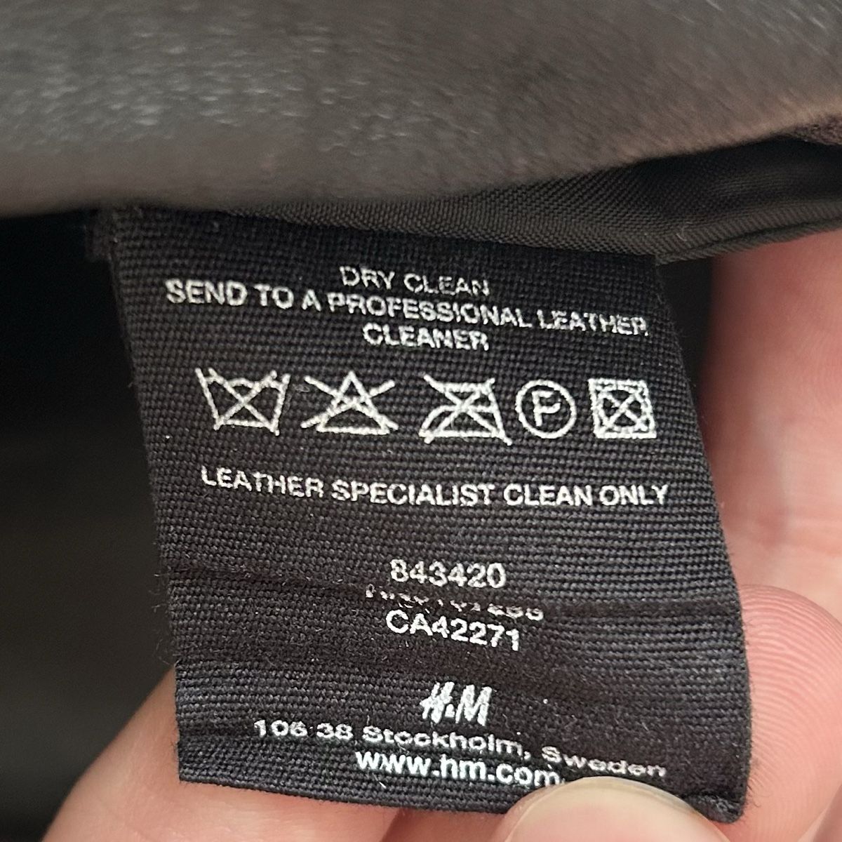 Jacken: H&M DIVIDED ECHTLEDER JACKE, GR. M/S – Gebraucht aus Affoltern am Albis von trudru 3