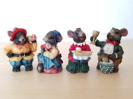 Mäusefamilie Deko Figuren