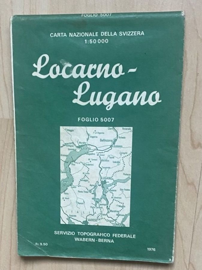 Cartine & Atlanti: Landkarte Lugano 1976 – Difettoso da Oberrohrdorf venduto da chilibiggi