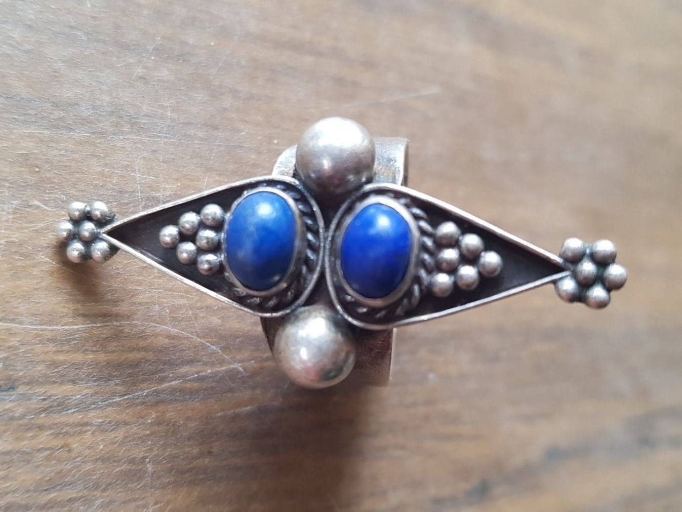 Anelli: Silberring 925er Silber Lapislazuli – Usato da Mörschwil venduto da wunderkiste44 2