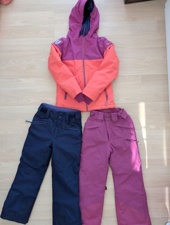 Trollkids Skianzug 1 Jacke 2 Skihosen 128