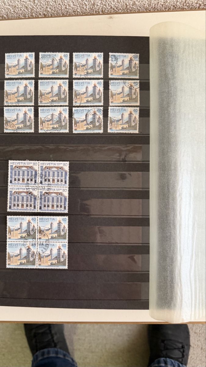 Alle Briefmarken: Album Schweiz ab Alt  – Gebraucht aus Murgenthal von Tina_4055 6