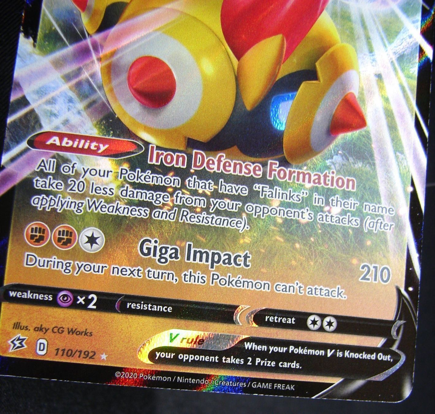 Pokémon Carte collezionabili: Falinks V - Ultra Rare Holo - Mint  /106 – Nuovo (secondo la descrizione) da Rümlang venduto da coh_87ww 4