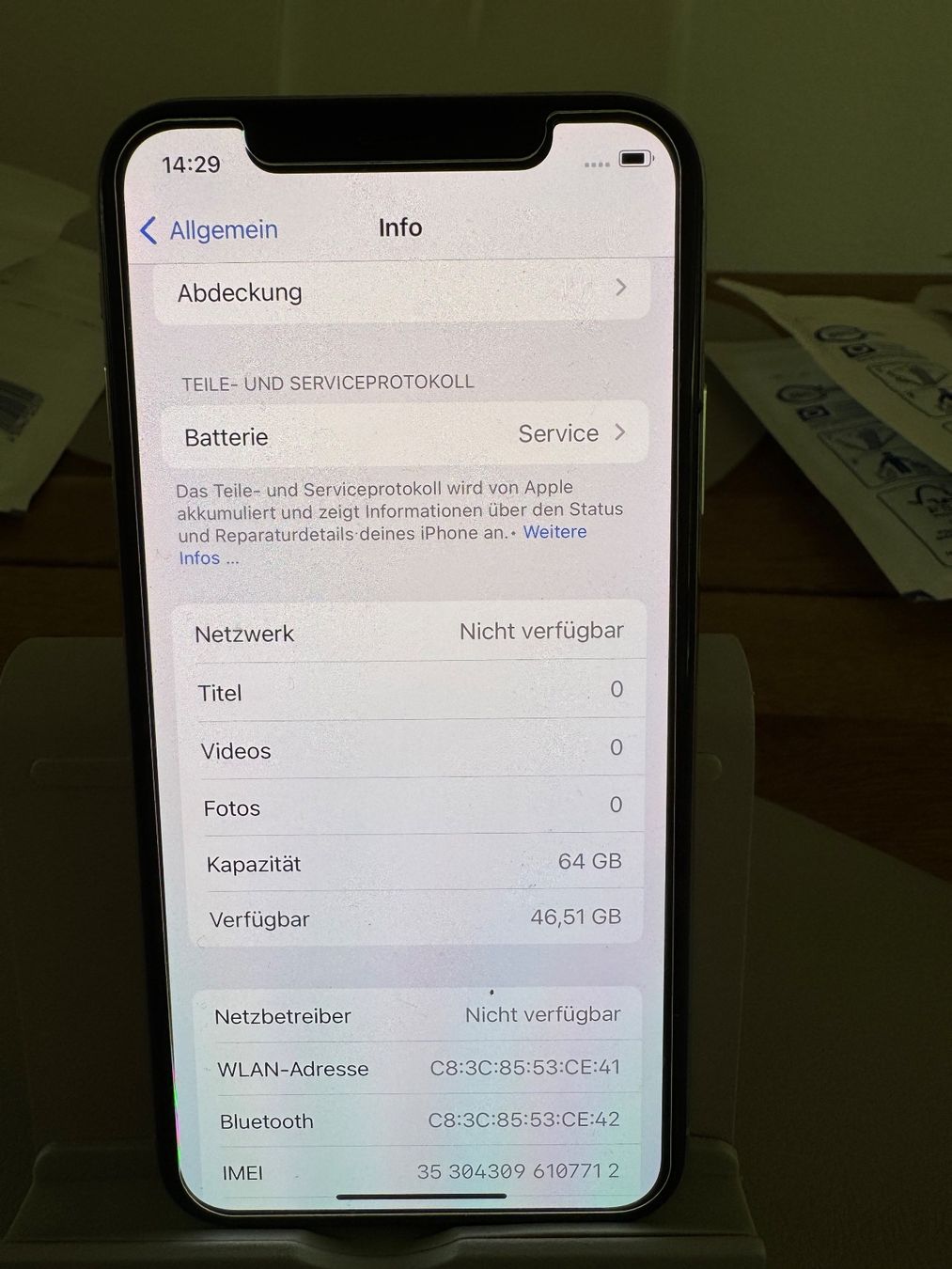 Apple Telefoni cellulari / Smartphones: iPhone X 64GB – Usato da Adliswil venduto da Busys 3