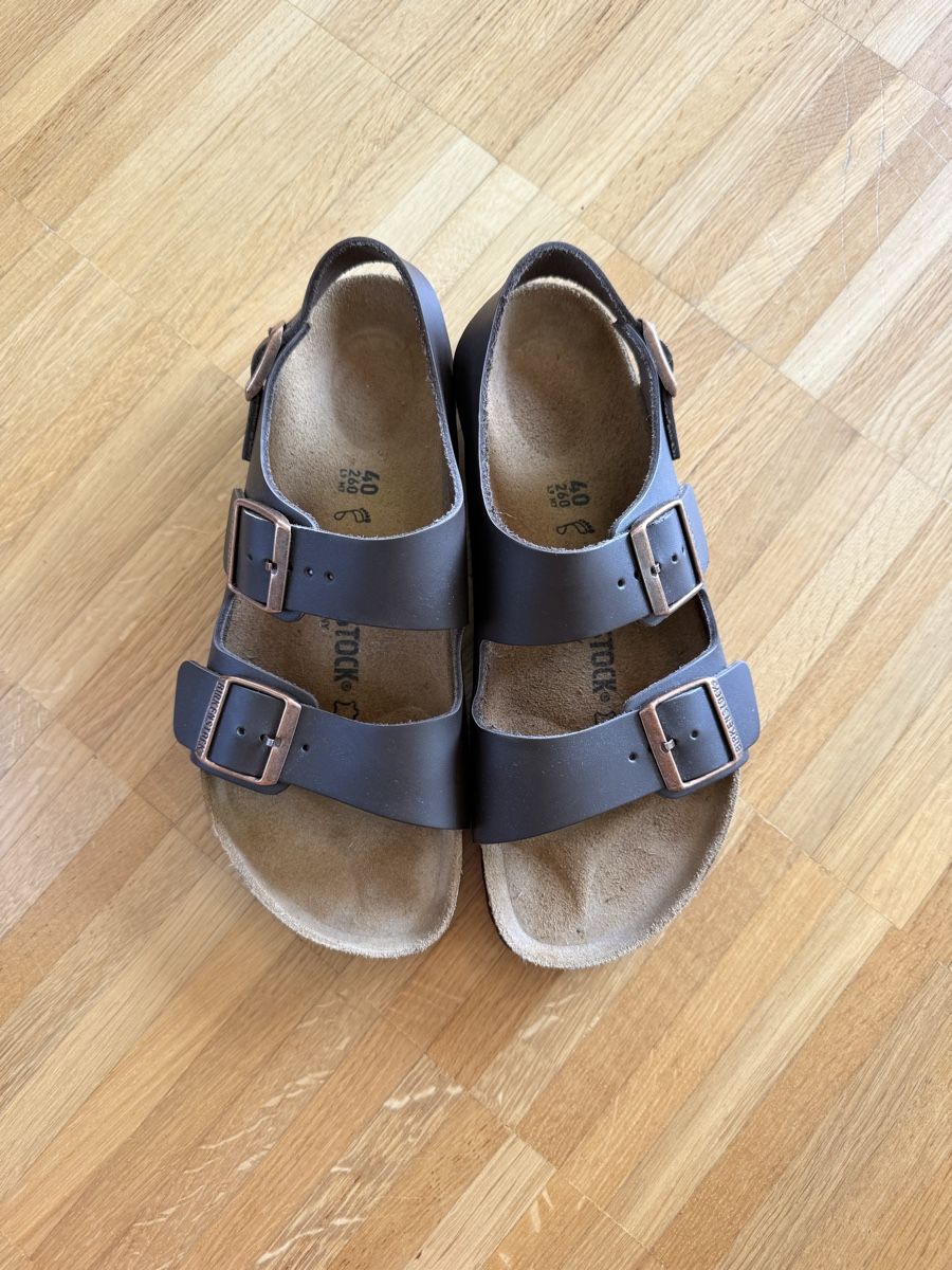 Birkenstock Scarpe da uomo: Birkenstock Sandalen Braun 40 – Nuovo (secondo la descrizione) da Kilchberg ZH venduto da san_hs8y 1