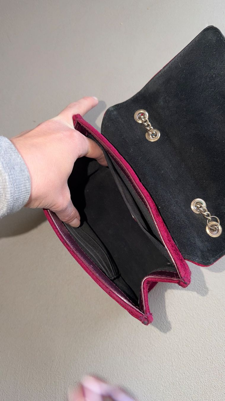Furla Borse da donna: FURLA Tasche aus Samt - Bordeaux – Usato da Bäriswil BE venduto da GIANINA265 1