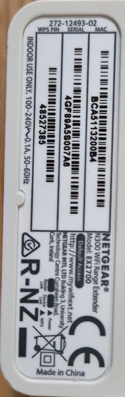 Netgear WiFi: Netgear WLAN Repeater, EX2700, N300 – Usato da Wangen SZ venduto da Daniel_Simon 4