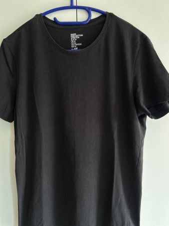 H&M Herren T-Shirt schwarz  von H & M  Gr. M
