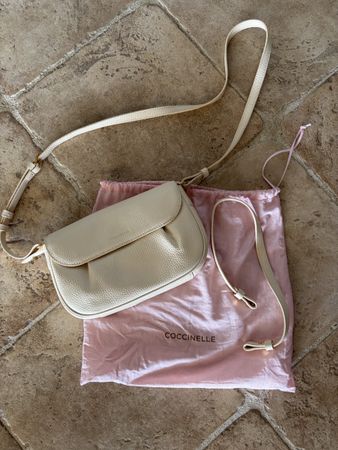 Cream leather Coccinelle