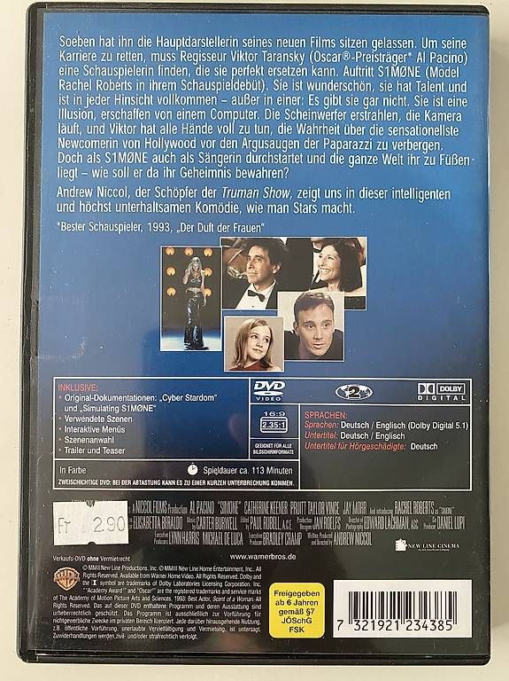 Alle DVDs: S1mone – Gebraucht aus Gasel von Ntomate 1
