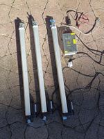 3x Linear Stellmotor 12VDC inkl. Netzteil und halterungen