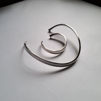 Danish Modernist Palle Bisgaard Collar Hals / Armband Silber