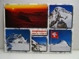 Postkarte Jungfraujoch 3454 m Schweiz Winter Schnee Berge...