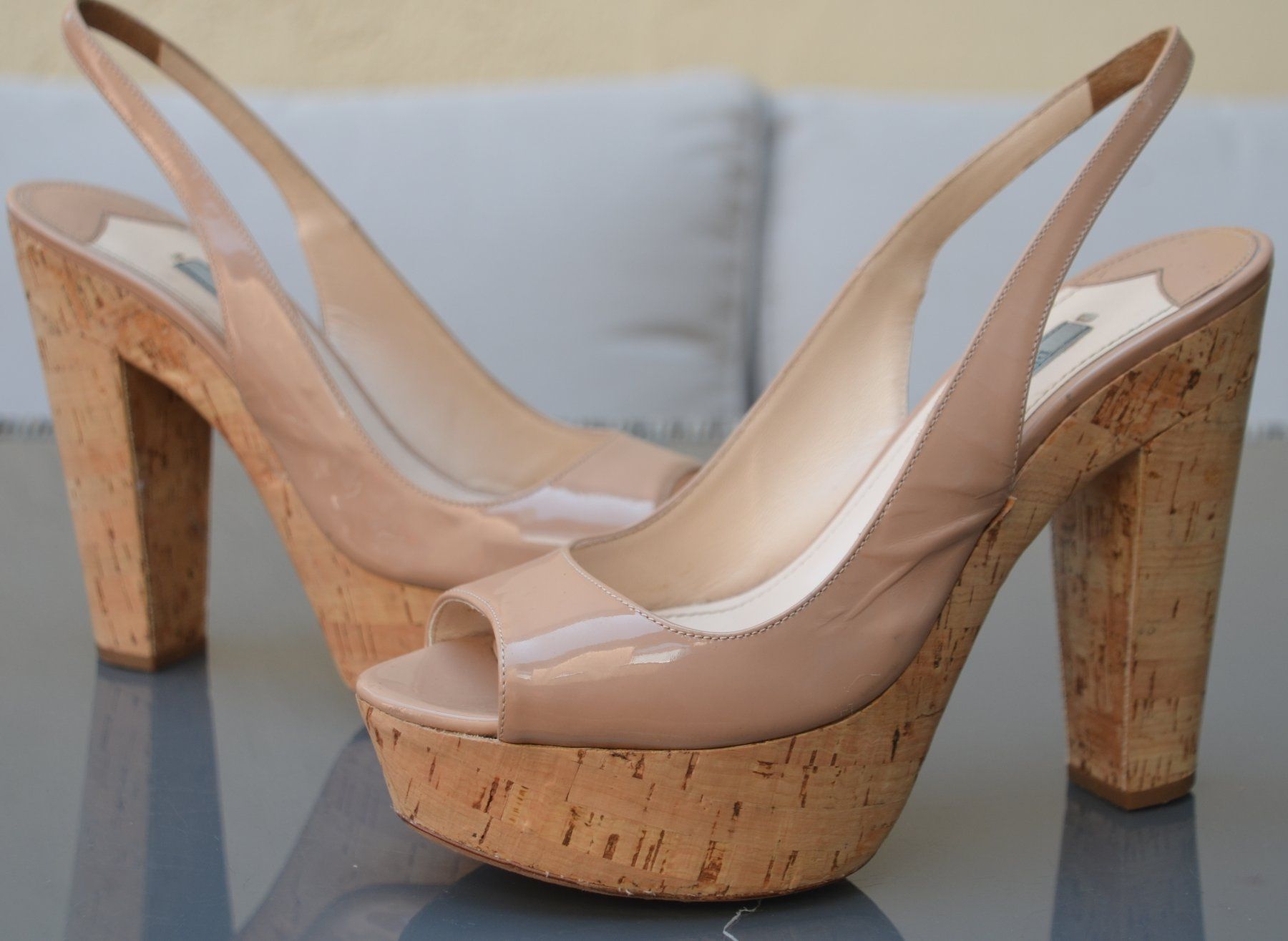 Prada Damenschuhe: Prada Sandalen / sandales .39 – Gebraucht aus Collonges von arashee 4