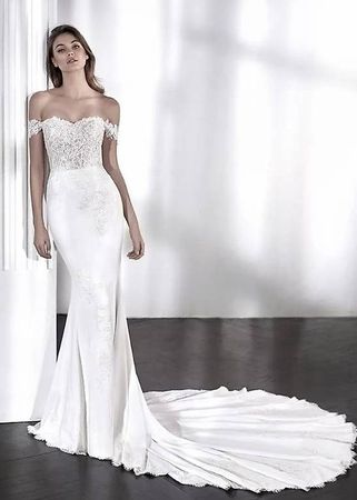 NEU St. Patrick Laelia Gr. 34 Hochzeitskleid - 75% Rabatt