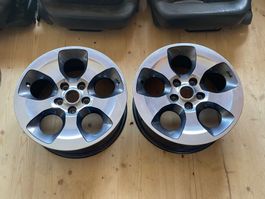 2x Alufelgen zu Jeep Wrangler / 7.5J x 18''