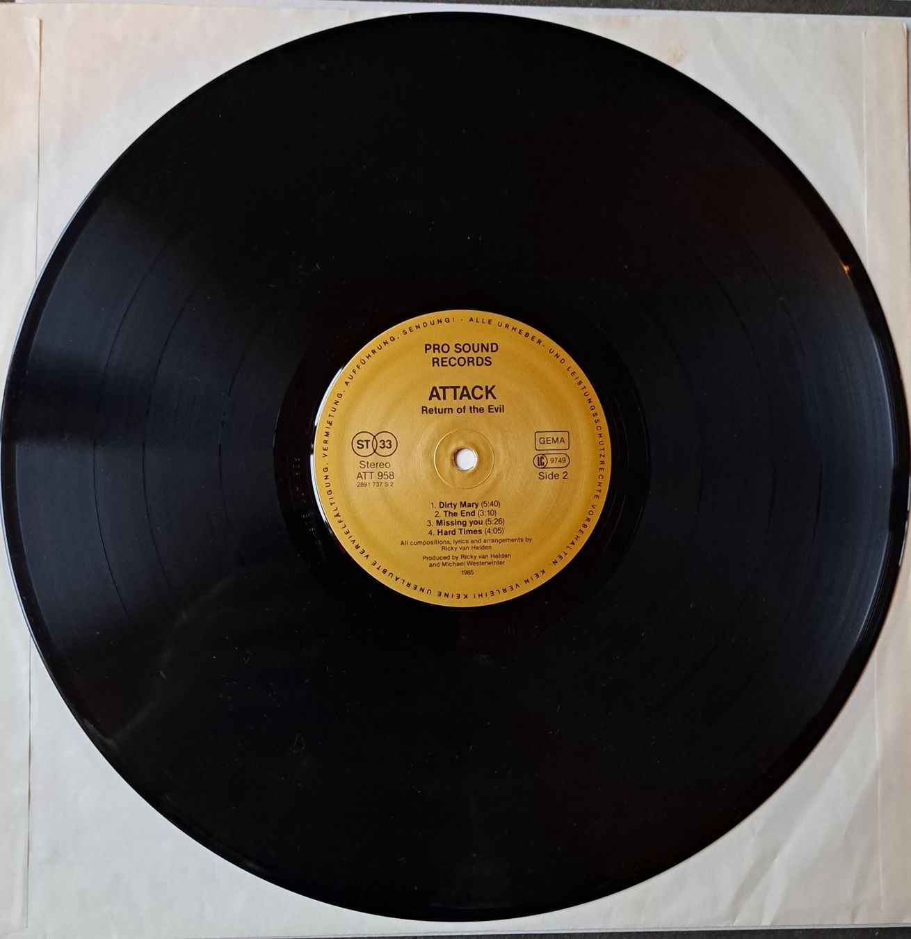 Dischi in vinile: Attack - Return of the Evil LP Vinyl Platte – Usato da Solothurn venduto da Temple_of_Triton 3