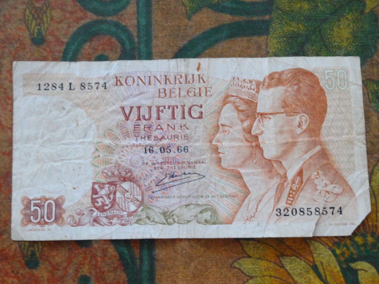 Banconote: BELGIQUE  50  Francs  Billet – Usato da Romanel-sur-Lausanne venduto da Swift13
