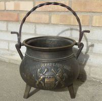 Sammlerstück ++ Tir Federal Laussane 1954 Bronzekessel