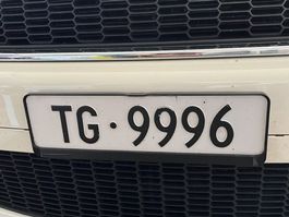 Kontrollschild TG / Autokennzeichen TG