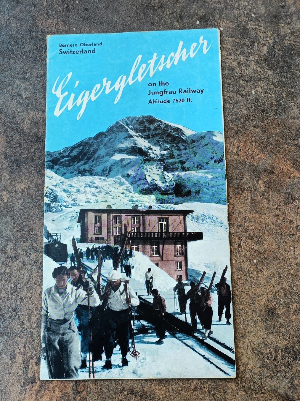 Dokumente: Alter Prospekt / Berghaus Jungfraujoch Eigergletscher 1939 – Gebraucht aus Brugg AG von Ente015