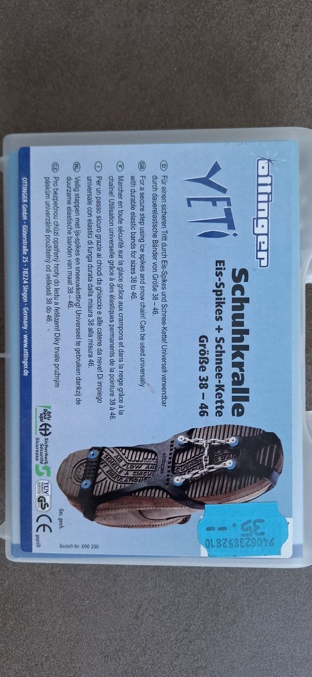 Altro in Alpinismo & Escursioni: Yeti Schuhkrallen Eis-Spikes Grösse 38-46 – Usato da Mellingen venduto da lathei