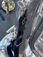 B-Tuba Hirsbrunner, silber, revidiert, leicht, kompakt, toll