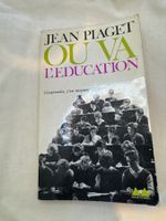 LIVRE vintage Où va l'éducation de Jean Piaget
