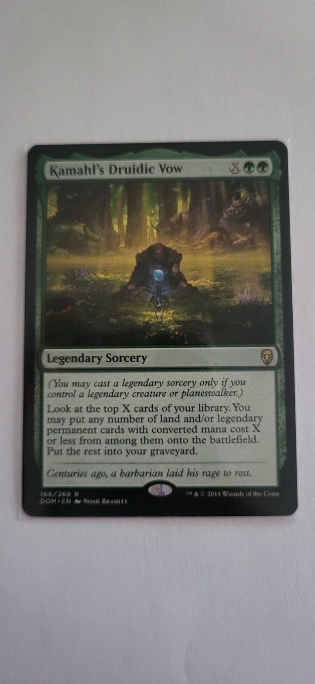 Magic The Gathering Carte collezionabili: MTG - Kamahls Druidic Vow – Usato da Münsingen venduto da Heroism2010