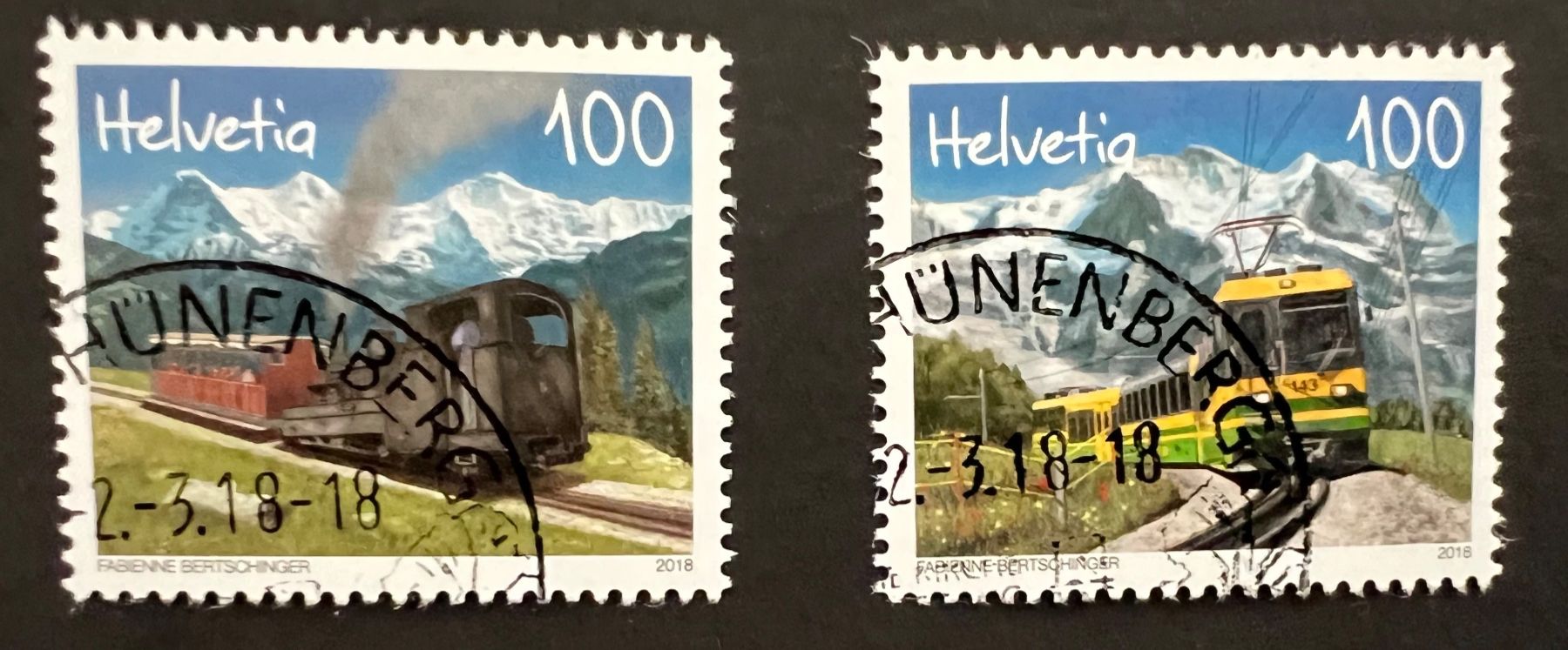 Tutti i francobolli: CH-Marke 2018 Eckstempel gestempelt – Nuovo (secondo la descrizione) da Hünenberg See venduto da wer_5286