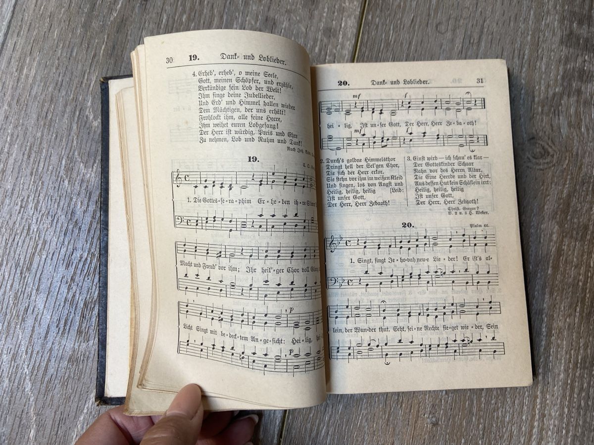 Bücher: Gesangbuch Evang-reform. Kirche Schweiz 1890 – Gebraucht aus Galmiz von Queenstone 2