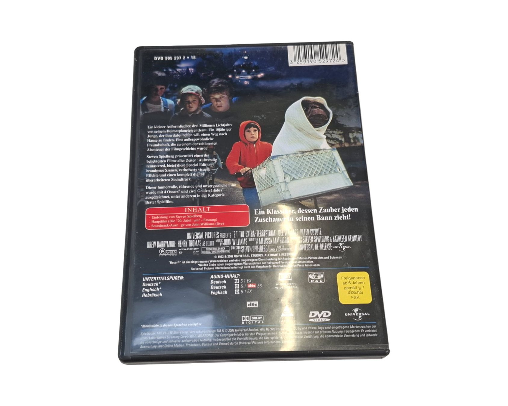 Tutti i DVDs: DVD E.T Der Ausserirdische 2002 – Usato da Wil SG venduto da Restwert_Wil 1