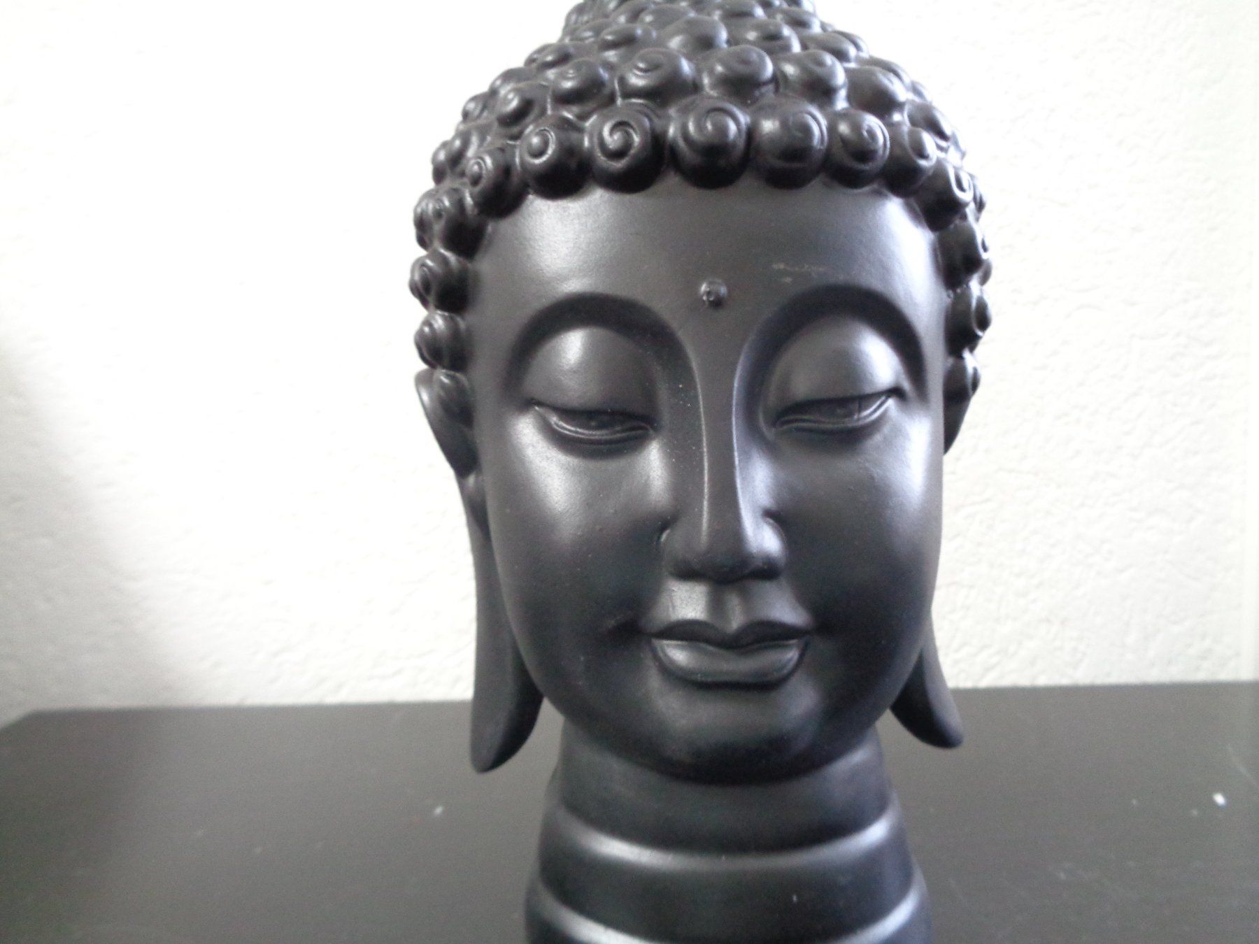 Sculture & Statue: Buddha Kopf (24.5 cm) – Nuovo e nell'imballaggio originale da Langenbruck venduto da Gumsi 1