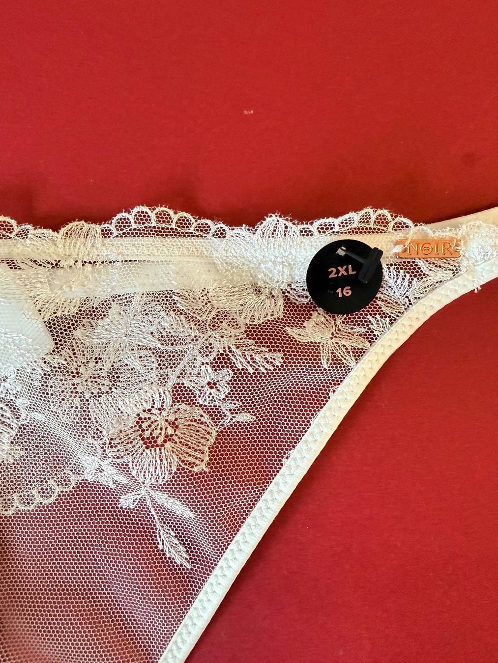 Hunkemöller Altra biancheria intima: HUNKEMÖLLER, String STEPH, Grösse XXL, Farbe Weiss – Nuovo e nell'imballaggio originale da Rudolfstetten venduto da gst_g7xl 2