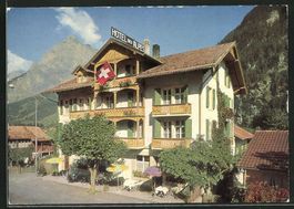 Kandersteg, Hotel des Alpes um 1960