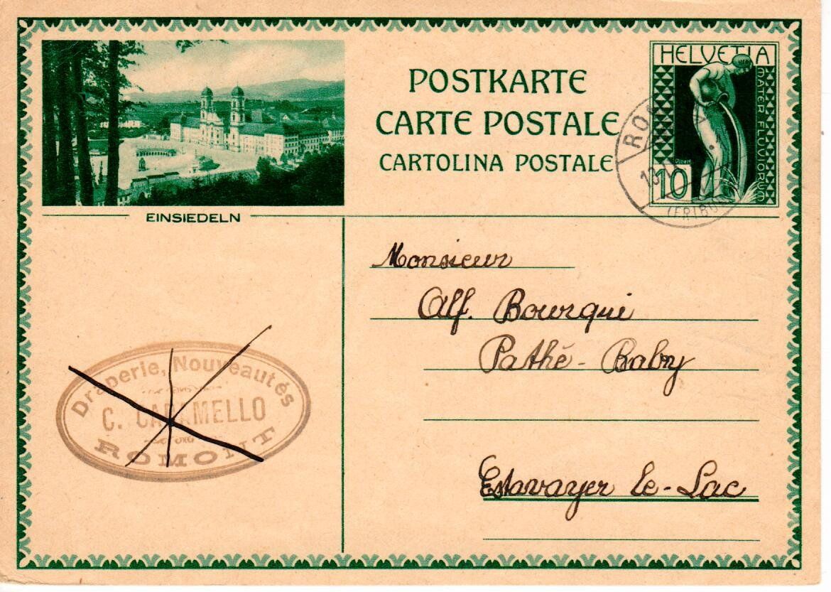 Tutti i francobolli: Bildpostkarte, Einsiedeln – Usato da Wolhusen venduto da Curver9