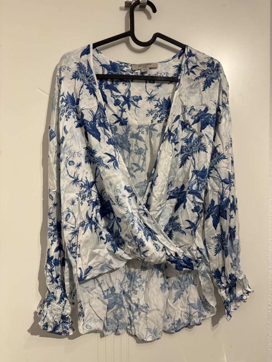 Allsaints Blusen: Allsaints Bluse, Grösse S, Viscose & Seide – Gebraucht aus Uttwil von Elexir
