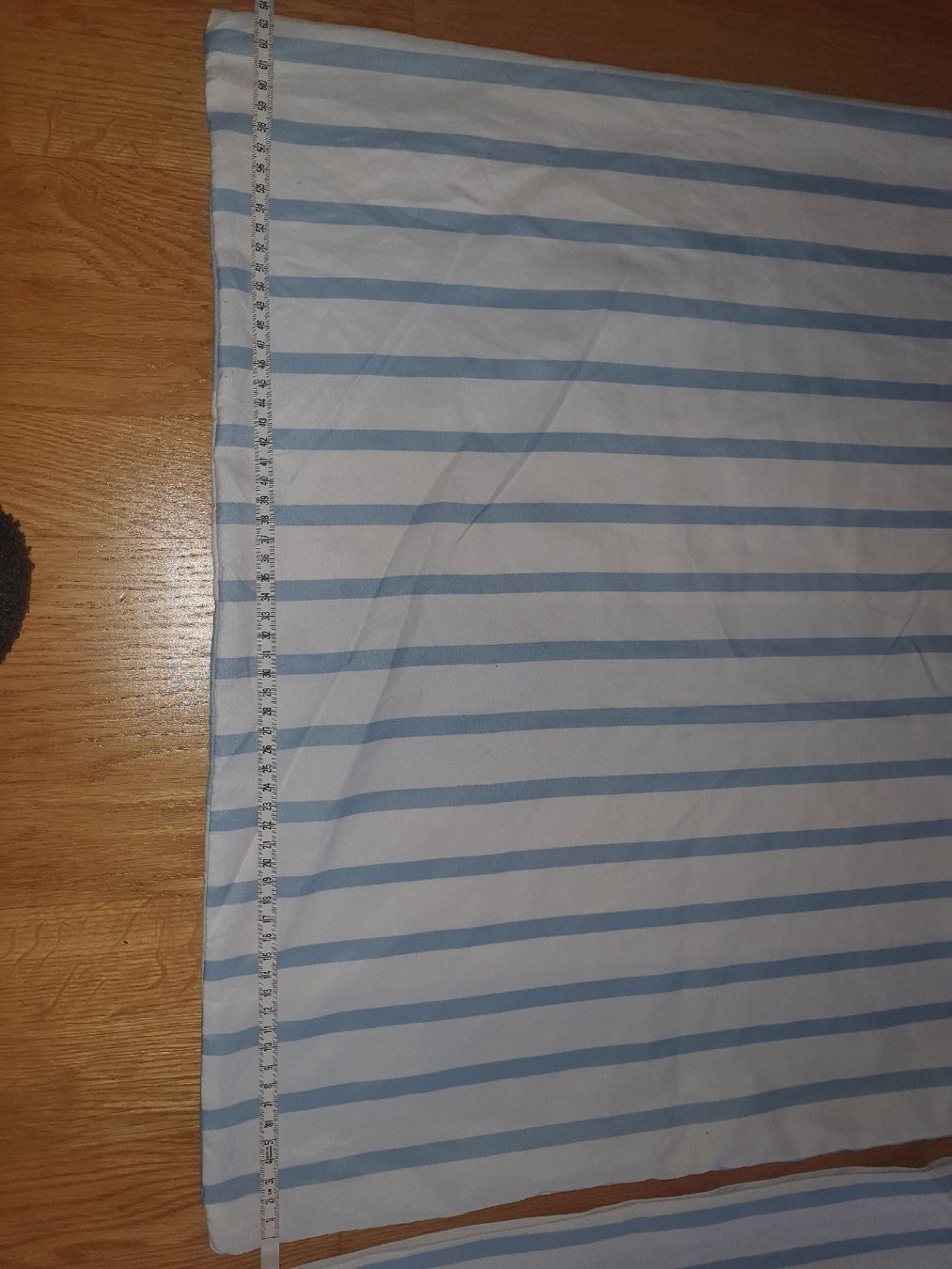 Biancheria da letto: 2x Bettanzug, Hellblau-Weiss Gestreift, Maritime Style – Usato da Moosseedorf venduto da Sonnenschein.. 2